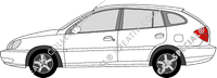 Kia Rio Hatchback, 2000–2003