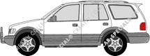 Kia Sportage Wagon Station wagon, 2000–2002