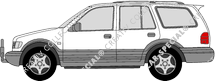 Kia Sportage Wagon station wagon, 2000–2002