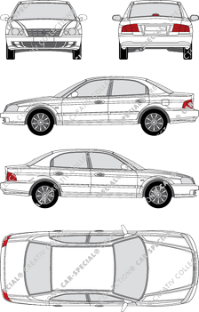 Kia Magentis, limusina, 4 Doors (2001)