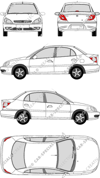 Kia Rio, 2000–2003 (Kia_026)