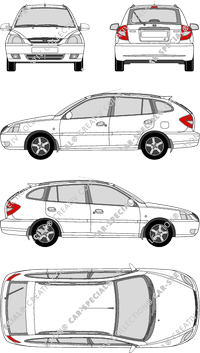 Kia Rio Kombilimousine, 2003–2011 (Kia_031)