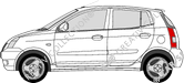 Kia Picanto Hatchback, 2004–2008