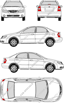 Kia Cerato Limousine, 2004–2008 (Kia_033)