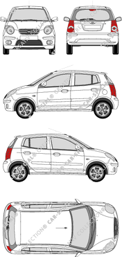 Kia Picanto, 2008–2011 (Kia_048)
