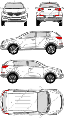 Kia Sportage, 2010–2015 (Kia_052)