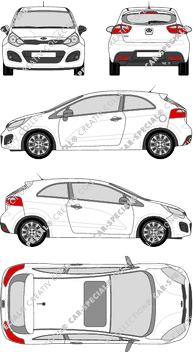 Kia Rio, 2013–2017 (Kia_059)