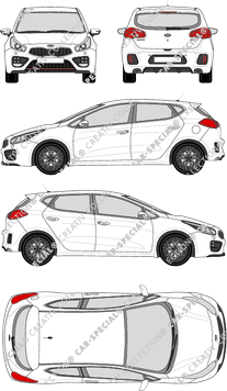 Kia Ceed GT, GT, Kombilimousine, 5 Doors (2013)