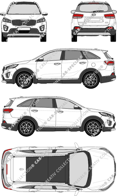 Kia Sorento Station wagon, 2015–2018 (Kia_066)