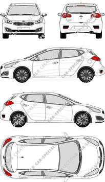 Kia Ceed Kombilimousine, 2016–2018 (Kia_067)