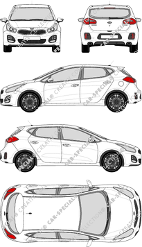 Kia Ceed Kombilimousine, 2016–2018 (Kia_068)