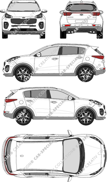Kia Sportage, 2016–2018 (Kia_071)