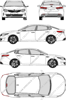 Kia Optima, berlina, 4 Doors (2016)