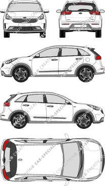 Kia Niro, 2016–2022 (Kia_075)