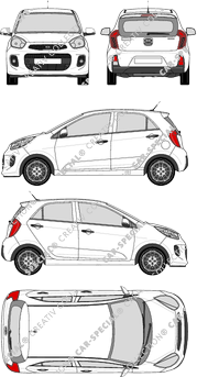 Kia Picanto, Kombilimousine, 5 Doors (2015)