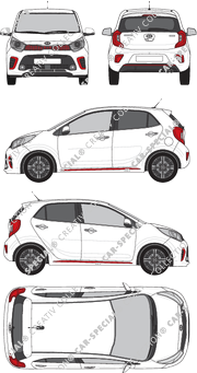 Kia Picanto, 2017–2024 (Kia_082)