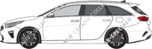 Kia Ceed Sportswagon combi, 2018–2021