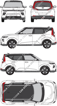 Kia Soul station wagon, attuale (a partire da 2019) (Kia_090)