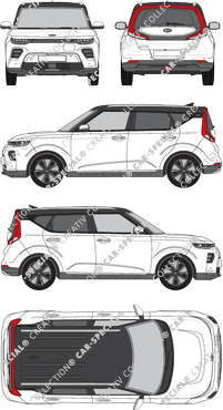 Kia Soul e-Soul, station wagon, 5 Doors (2019)