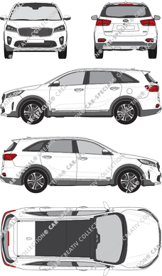 Kia Sorento, Station wagon, 5 Doors (2018)