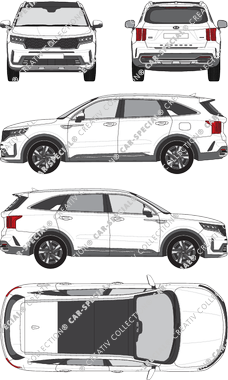 Kia Sorento Kombi, aktuell (seit 2020) (Kia_094)