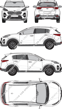 Kia Sportage, 2019–2021 (Kia_095)