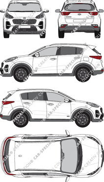 Kia Sportage, 2019–2021 (Kia_096)