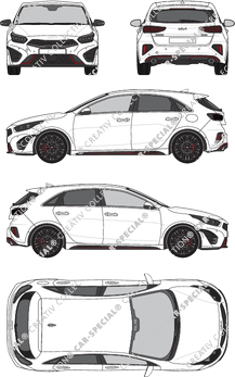 Kia Ceed GT, Hatchback, 5 Doors (2022)