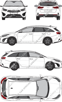 Kia Ceed Sportswagon (SW) station wagon, attuale (a partire da 2021) (Kia_109)