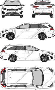 Kia Ceed Sportswagon (SW) break, actuel (depuis 2021) (Kia_109)