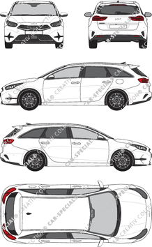 Kia Ceed Sportswagon (SW) Station wagon, current (since 2021) (Kia_110)