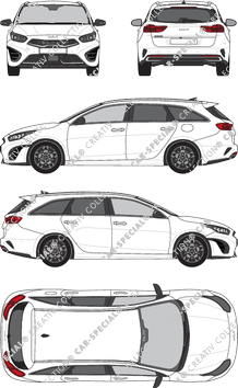 Kia Ceed Sportswagon (SW) station wagon, attuale (a partire da 2021) (Kia_111)