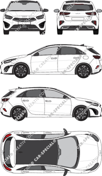 Kia Ceed, Kombilimousine, 5 Doors (2021)