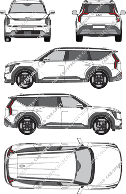 Kia EV9, Kombilimousine, 5 Doors (2023)