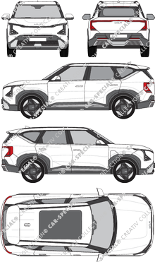 Kia EV5 station wagon, current (since 2025) (Kia_132)