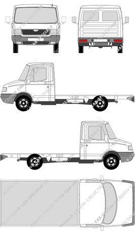 LDV Convoy VA, Telaio per sovrastrutture, Einzelkabine