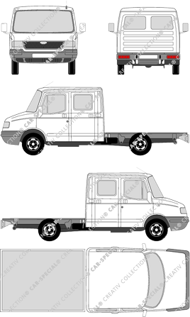 LDV Convoy Chassis voor bovenbouwen (LDV_002)