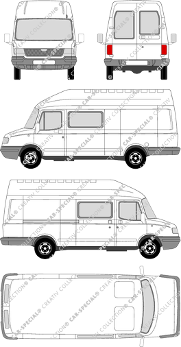 LDV Convoy VH, minibus, high roof, long wheelbase