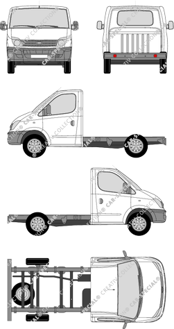 LDV Maxus SWB, SWB, Fahrgestell für Aufbauten, Einzelkabine (2007)