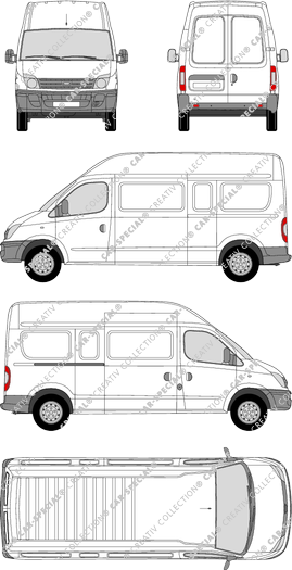 LDV Maxus LWB XHR, LWB XHR, furgón (2007)