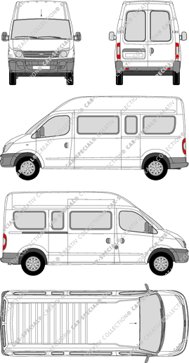 LDV Maxus LWB XHR, LWB XHR, Kombi (2007)