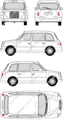 London Taxi Company FX4 station wagon, a partire da 2008 (LTI_001)