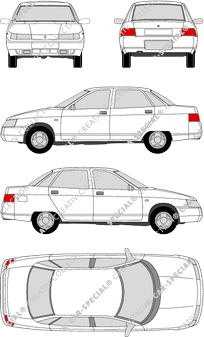 Lada 110, Limousine, 4 Doors