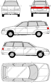 Lada 111, station wagon, 5 Doors (1995)