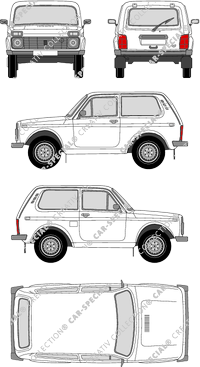 Lada Niva, break, 3 Doors (1994)