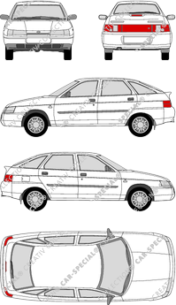 Lada 112, Hayon, 5 Doors