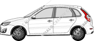 Lada Kalina Hatchback, current (since 2015)