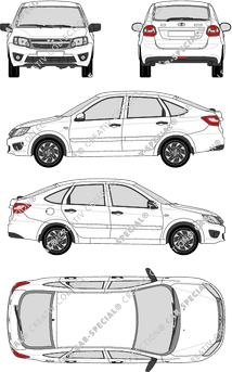 Lada Granta, Kombilimousine, 5 Doors (2014)