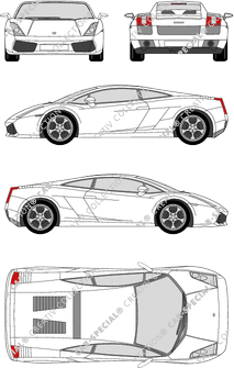 Lamborghini Gallardo, Coupé, 2 Doors (2006)