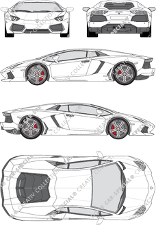 Lamborghini Aventador, from 2012 (Lamb_005)